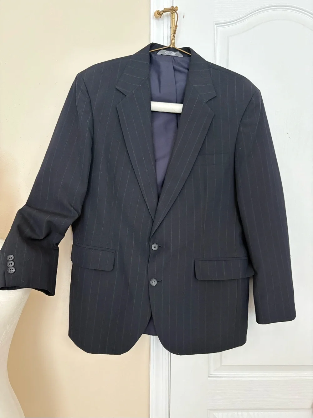 Haggar tailored navy